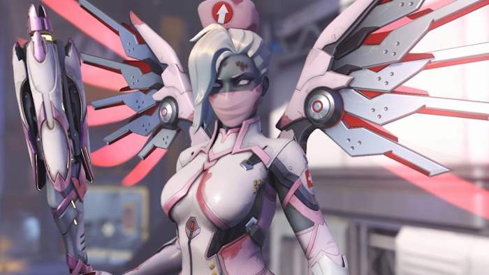 Zombie doctor Mercy from Overwatch 2